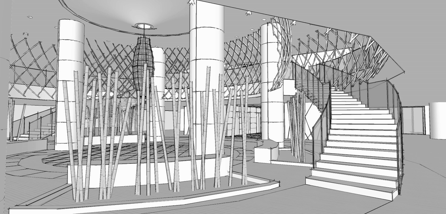 Hotel Fitout-Vietnamese Cultural Centre-Concept Staircase