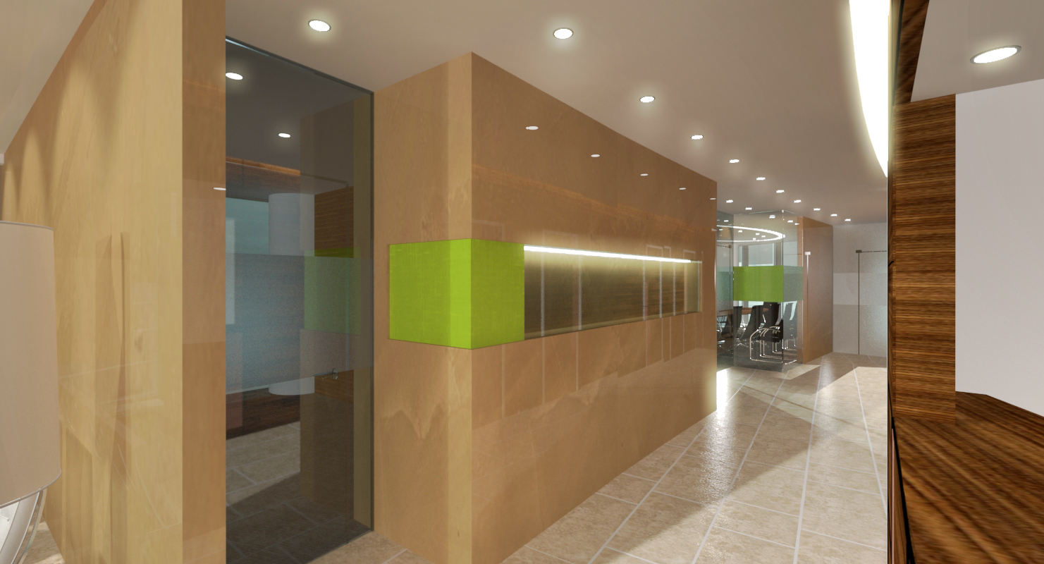 Office Fitout_SMBC Bank Moscow_Corridor Concept